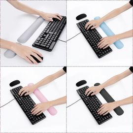 [Roger] Roger Mouse and Keyboard rest wrist _ Gel Memory Foam Keyboard Wrist Rest Pad, Mouse Wrist Cushion Support for Office, Computer, Laptop, Mac, Comfortable, Lightweight for Easy Typing Pain Relief